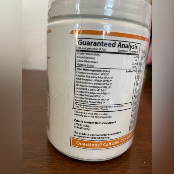 Vital Planet Firm Stool Pumpkin And Probiotic Powder For All Dogs 3.9oz  111g - Picture 5 of 7